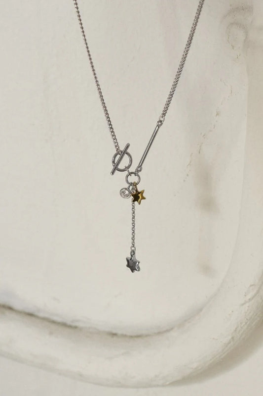 GOLDY Micro asterik necklace