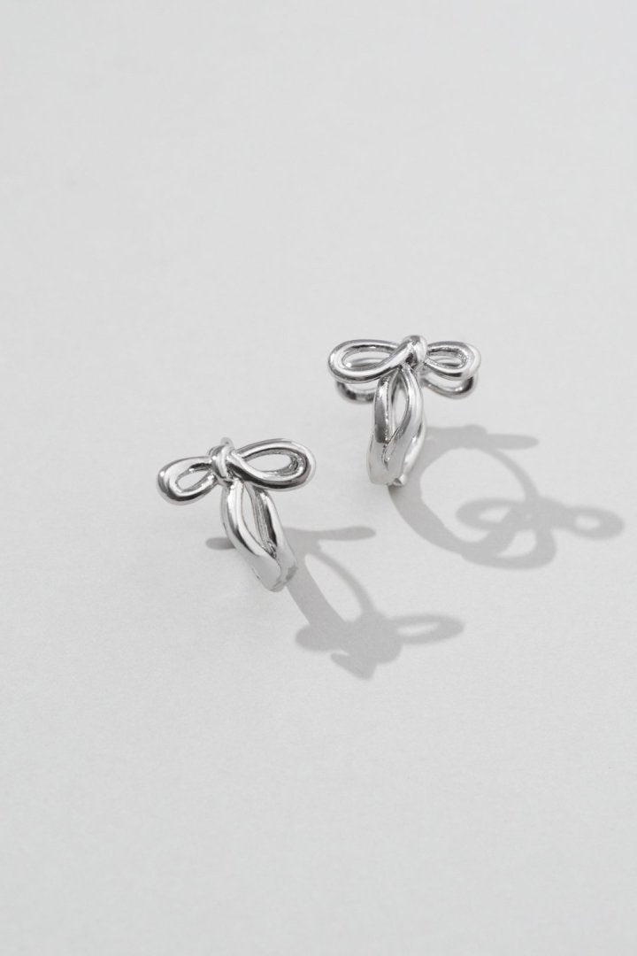 GOLDY Mini ribbon one-touch Earrings