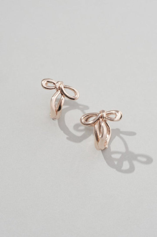 GOLDY Mini ribbon one-touch Earrings