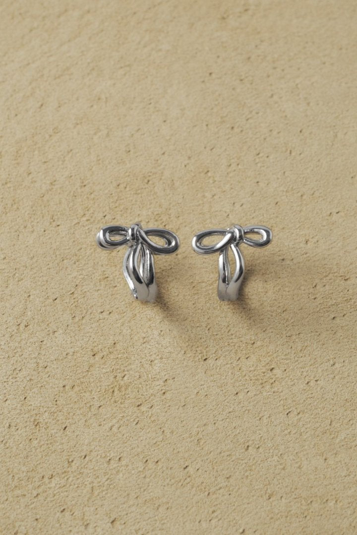 GOLDY Mini ribbon one-touch Earrings