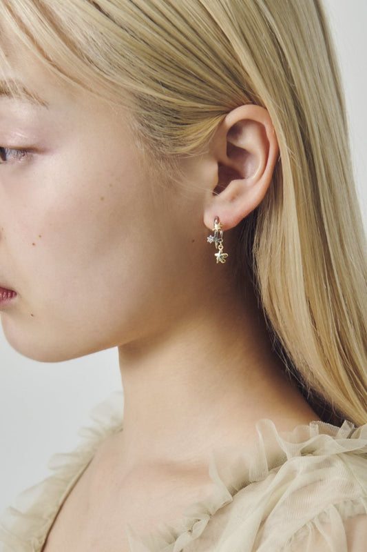 GOLDY Flower motif Earrings