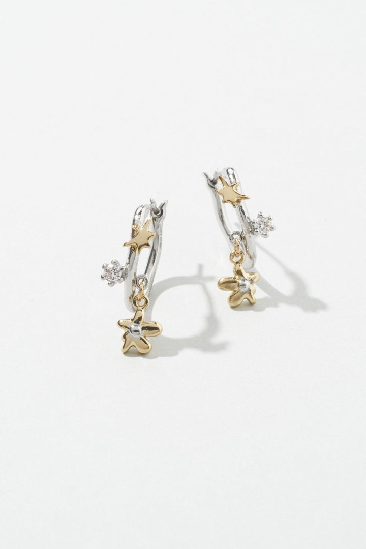 GOLDY Flower motif Earrings