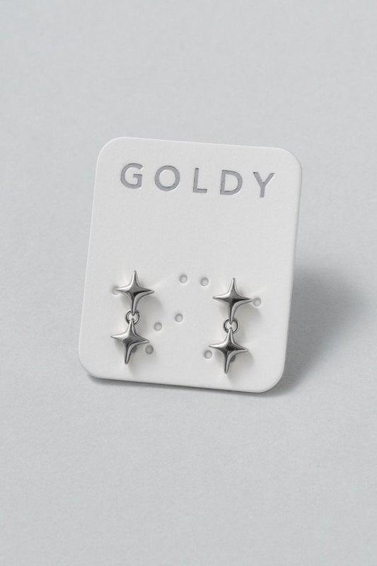 GOLDY double twinkle earrings - Image 2