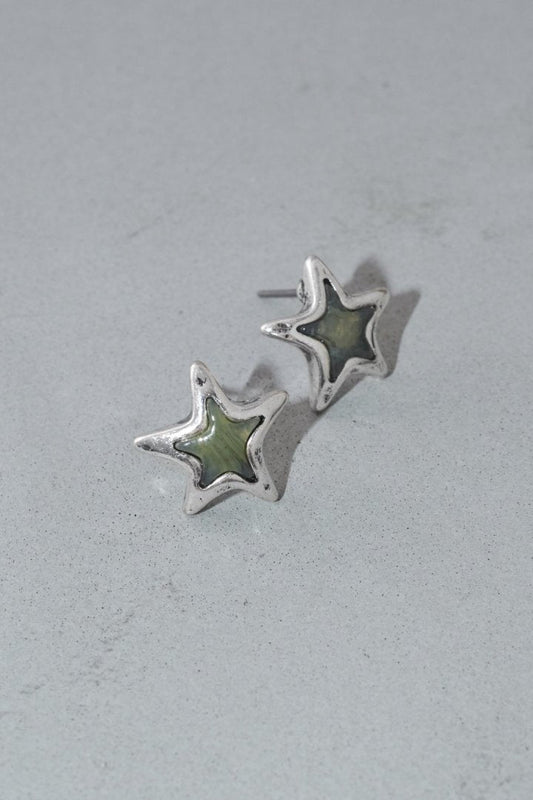 GOLDY vintage color star earrings - Image 16
