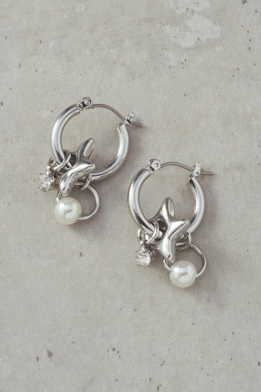 GOLDY Star Charm Earrings