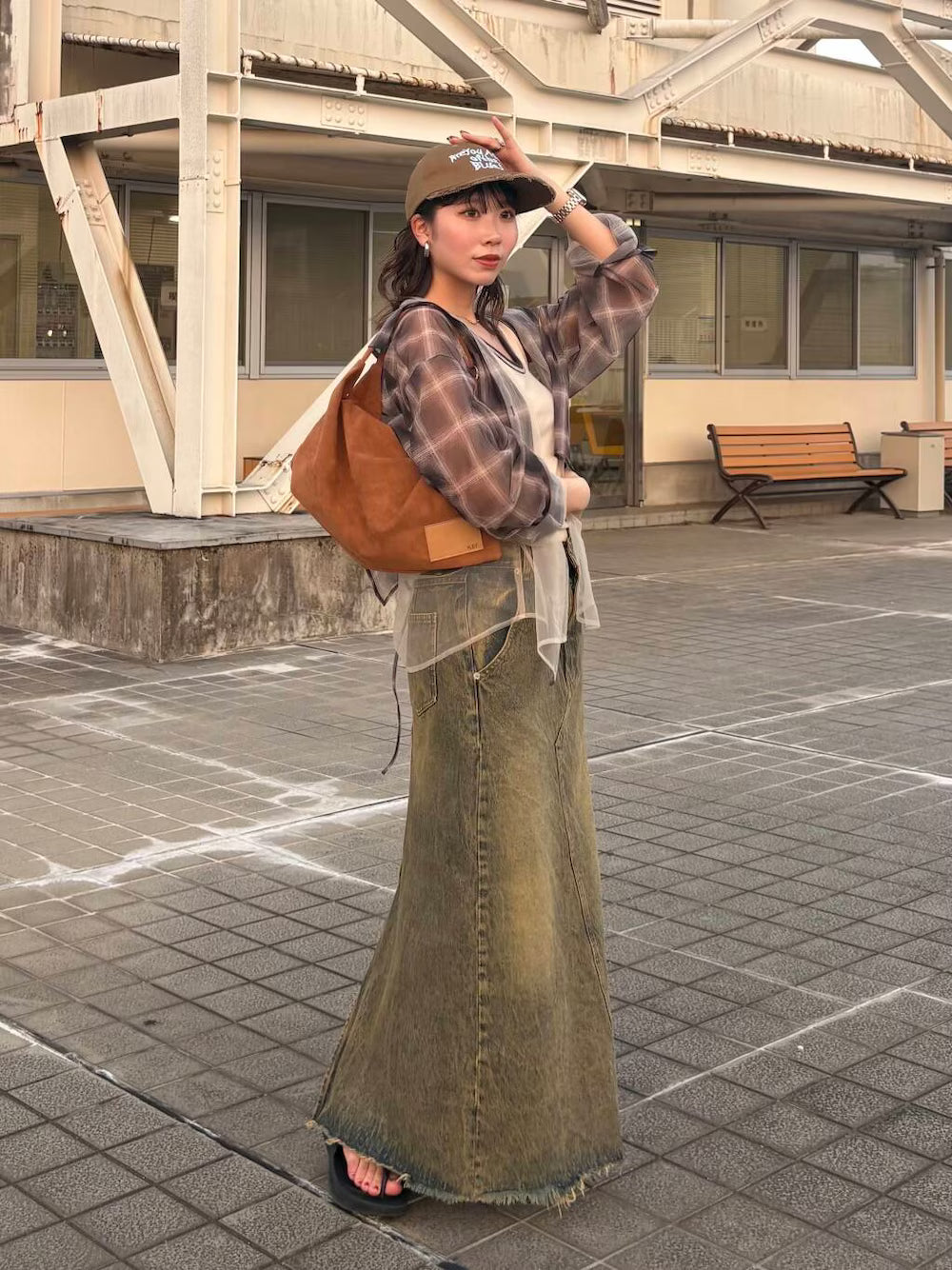 KBF Tulle layered shirt