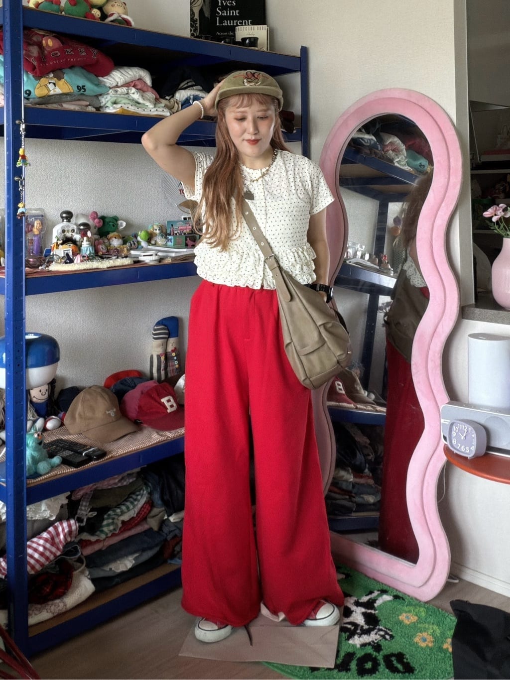 w closet 波點Lace荷葉邊短袖薄cardigan - Image 38