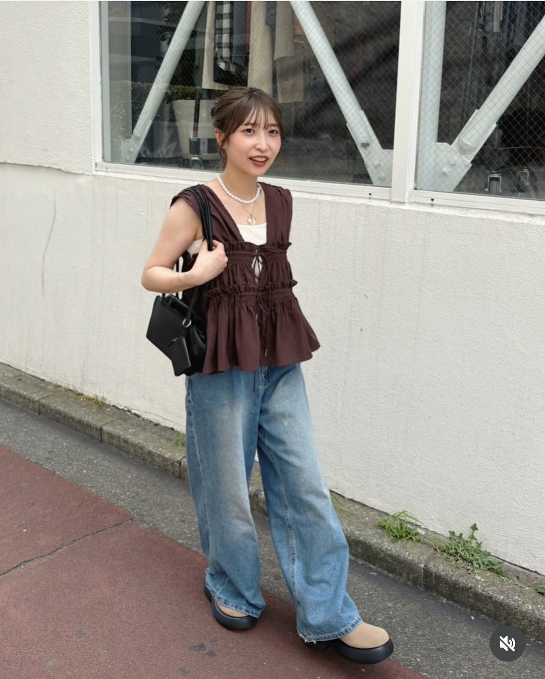 umm. By Discoat 褶褶絲帶sleeveless