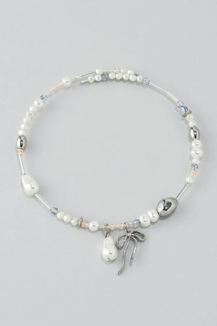 GOLDY Multi-beaded neck cuff