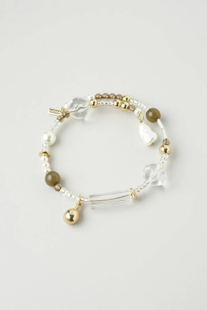 GOLDY Multi Color Beaded Bangle