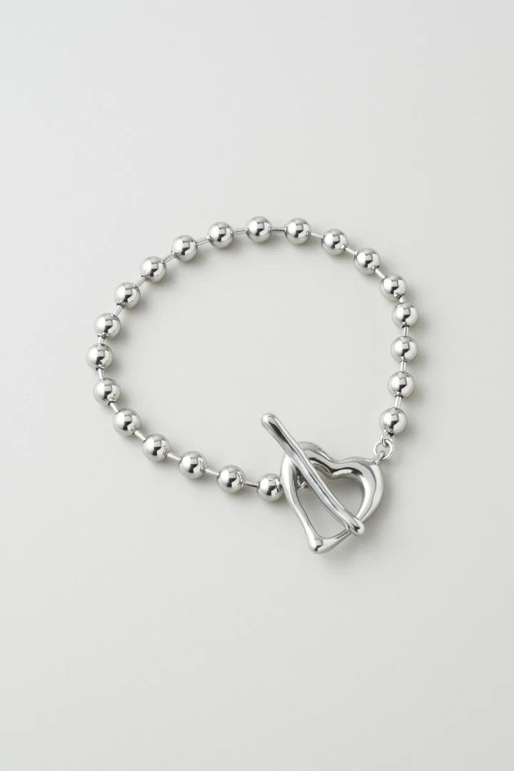 GOLDY Heart Ball Chain Bracelet