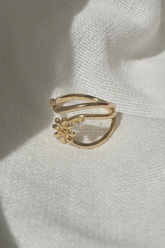 GOLDY Daisy Ring