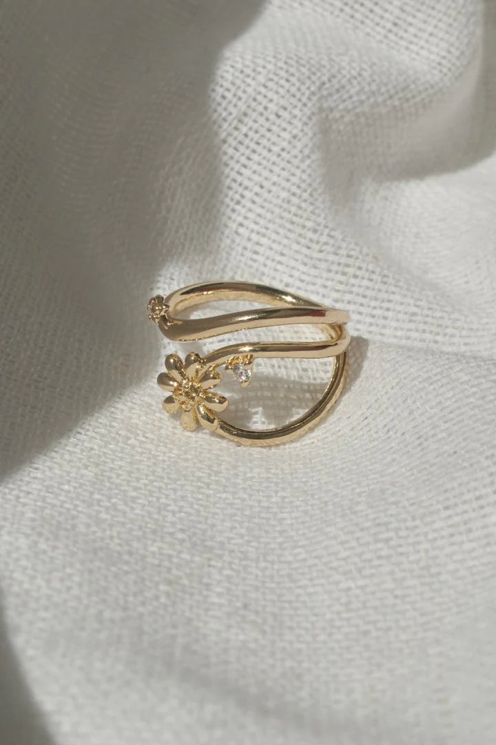 GOLDY Daisy Ring