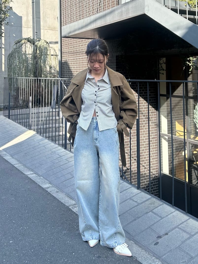 RAY CASSIN Short loose trench coat - Image 73