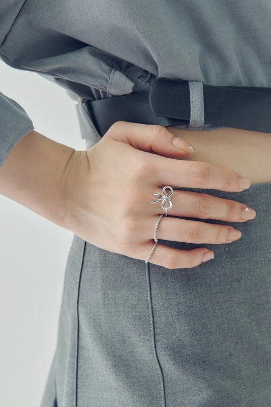 GOLDY Ribbon 3P Set Ring