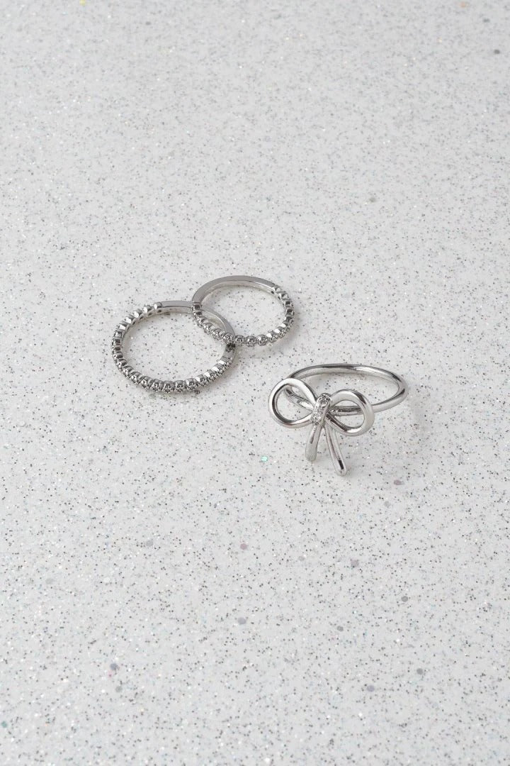 GOLDY Ribbon 3P Set Ring