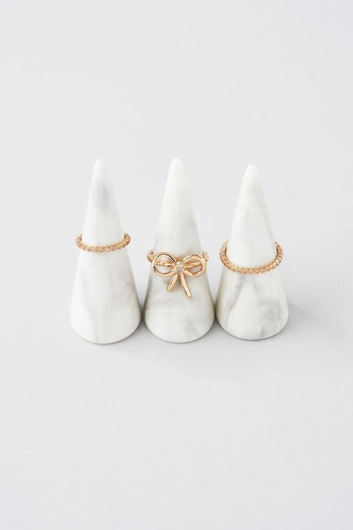 GOLDY Ribbon 3P Set Ring