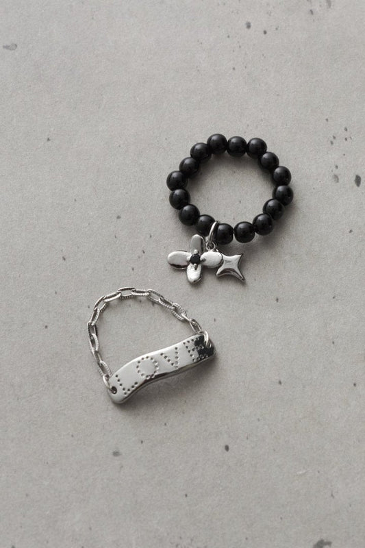 GOLDY Twinkle Bloom Set Ring