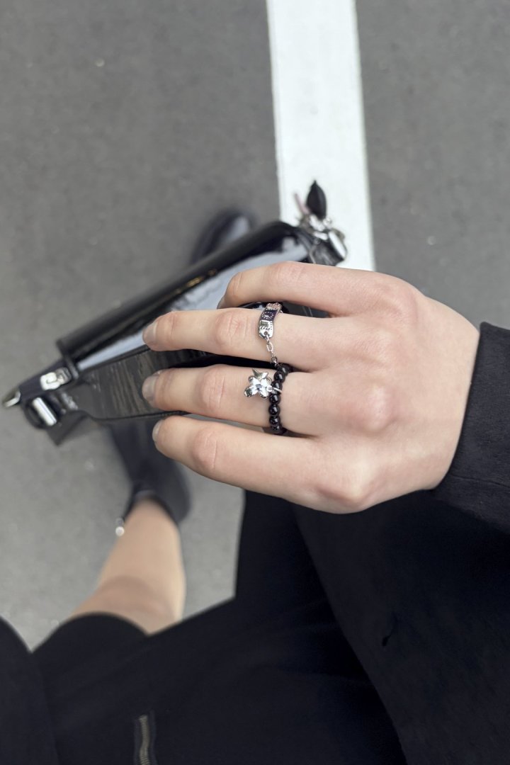 GOLDY Twinkle Bloom Set Ring