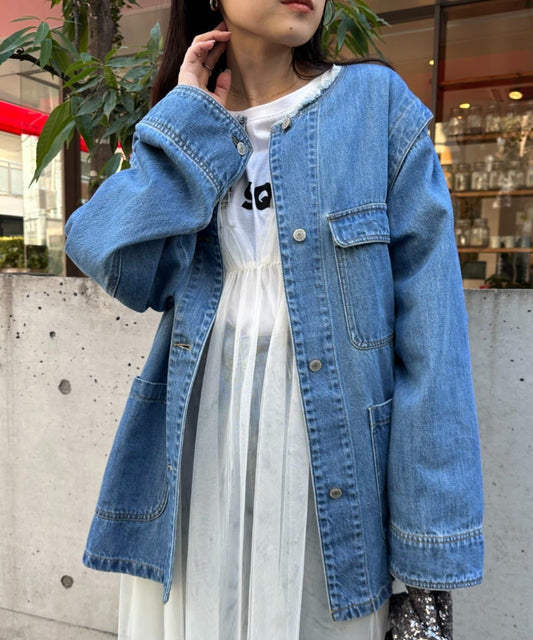 CIAOPANIC TYPY 2 WAY 袖可拆牛仔外套 - Image 43