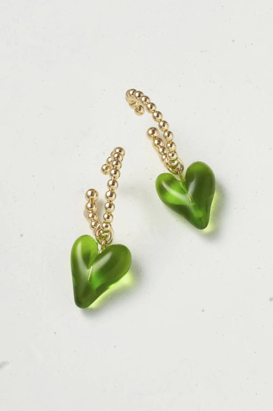 GOLDY Jelly Heart Earcuff