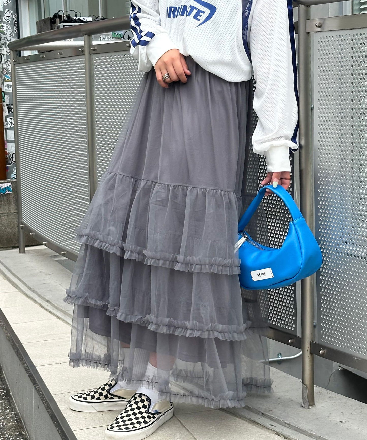 CIAOPANIC 薄紗褶褶蛋糕裙