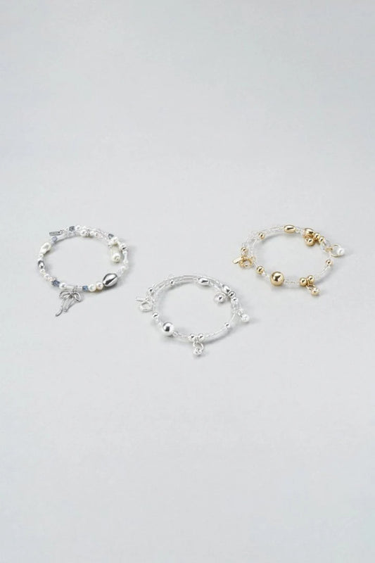 GOLDY multi-beaded bangle