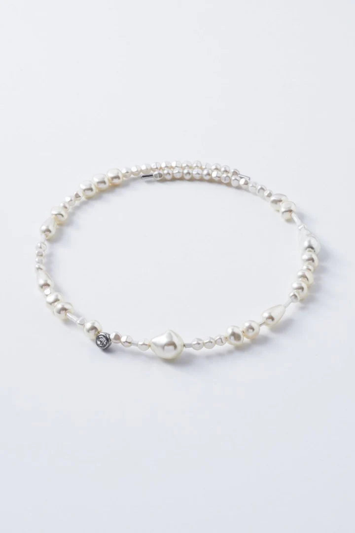 GOLDY Monostone Pearl Neckcuff