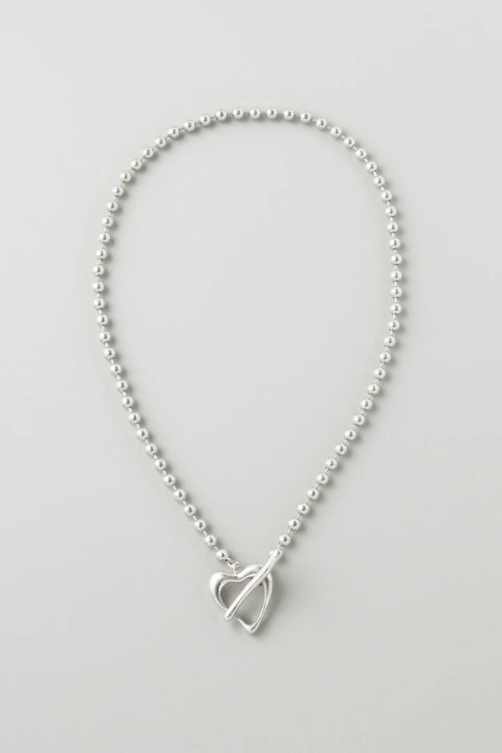GOLDY Heart Ball Chain Necklace