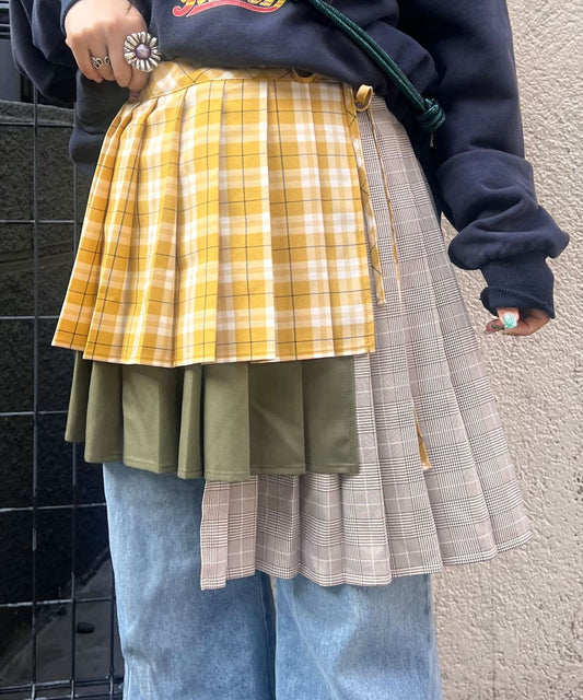 Me+Me 多重格仔Layer裙