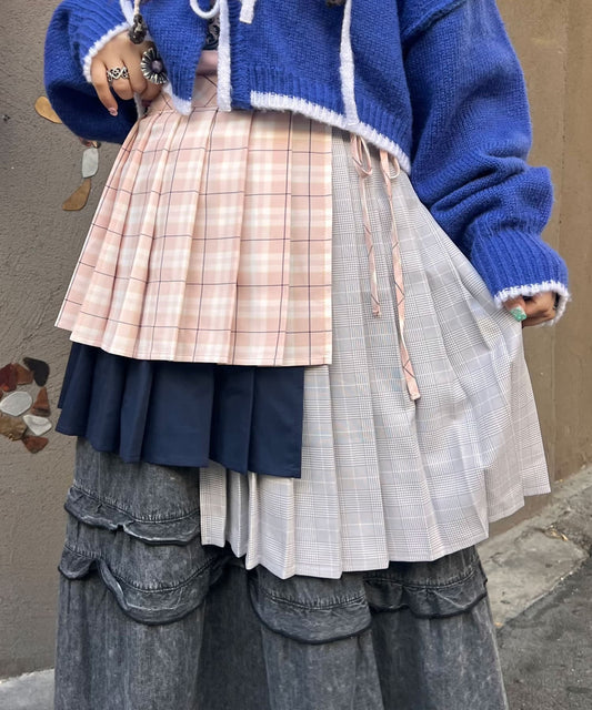 Me+Me 多重格仔Layer裙