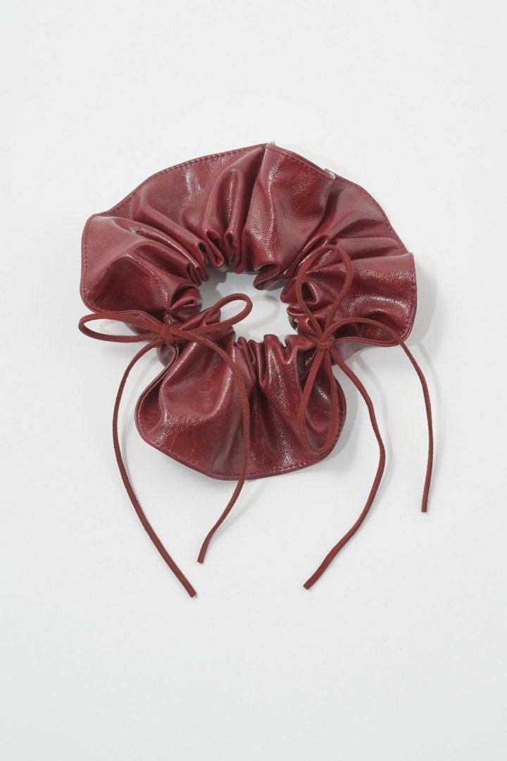 GOLDY Ribbon Hang Leather Touch 大髮圈