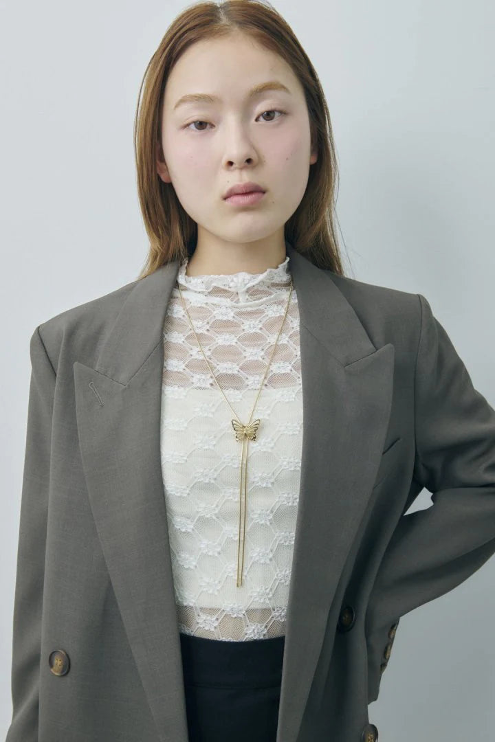 GOLDY butterfly motif necklace