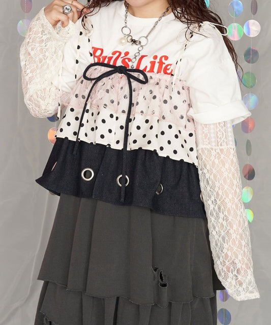 Me+Me Layer Wrap Dress