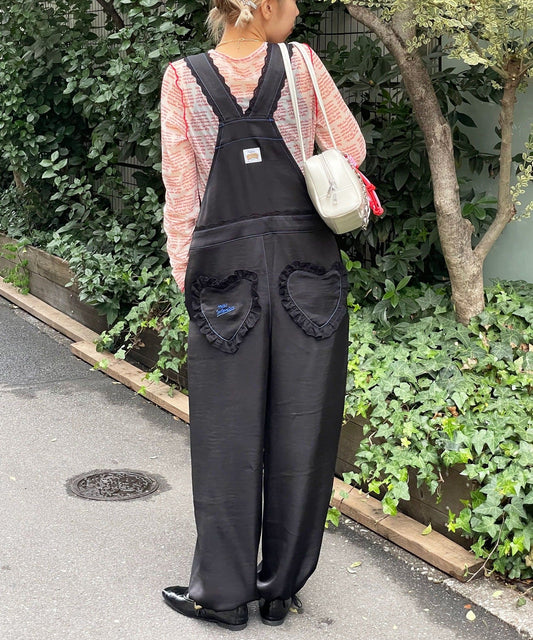 HELLO.SANFRANCISCO Lace緞面連身褲 - Image 1