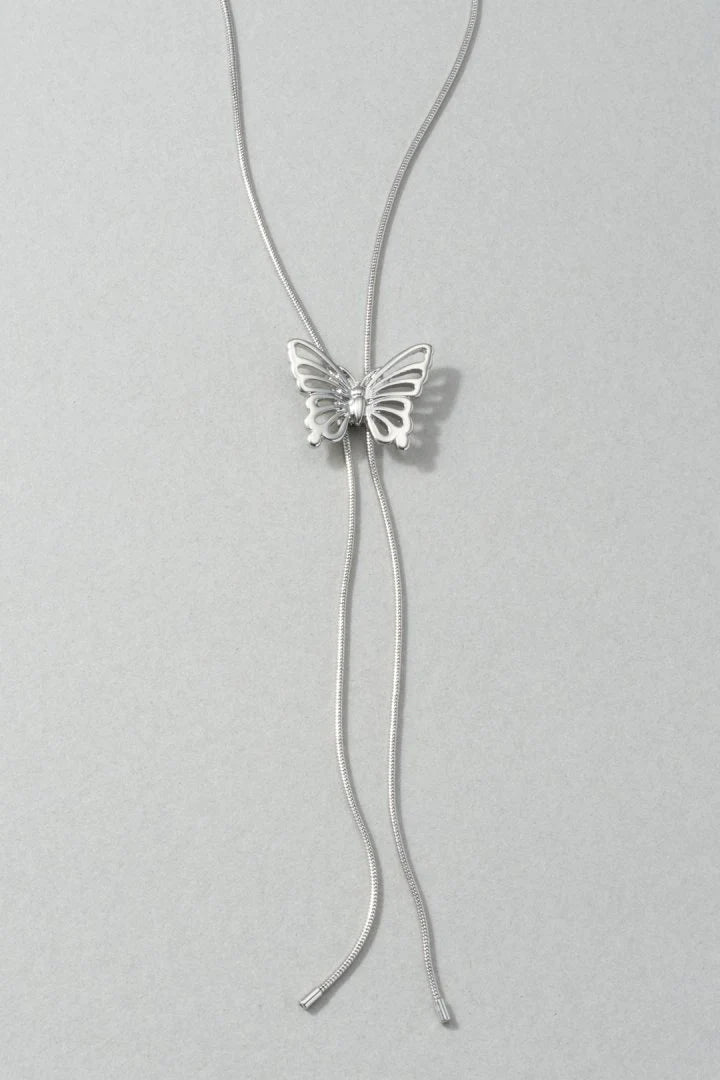 GOLDY butterfly motif necklace