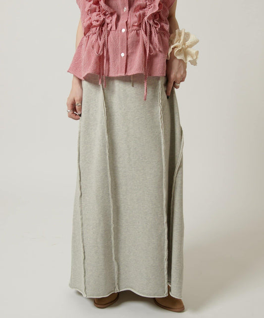 w closet 流線長版運動半裙 - Image 2