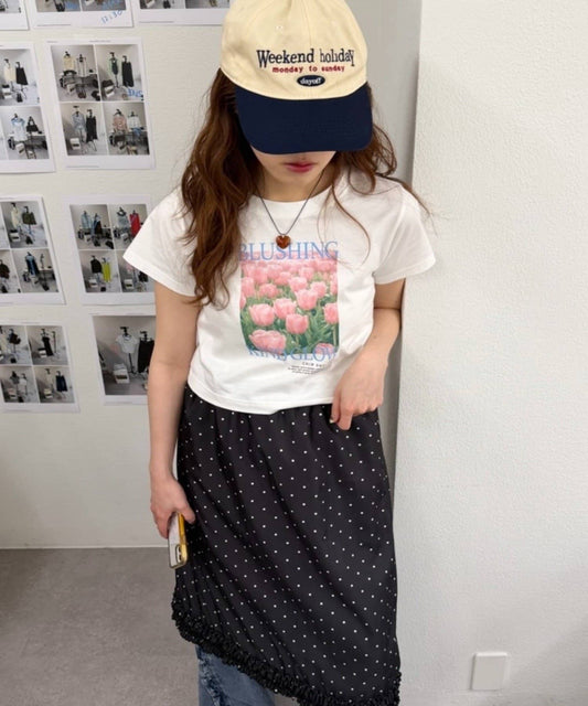 w closet floral TEE - Image 1