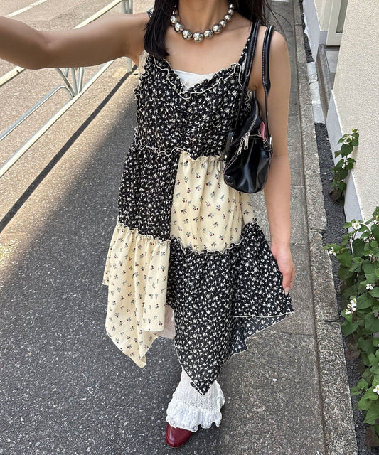 CIAOPANIC Flower patchwork camisole tunic dress - Image 2