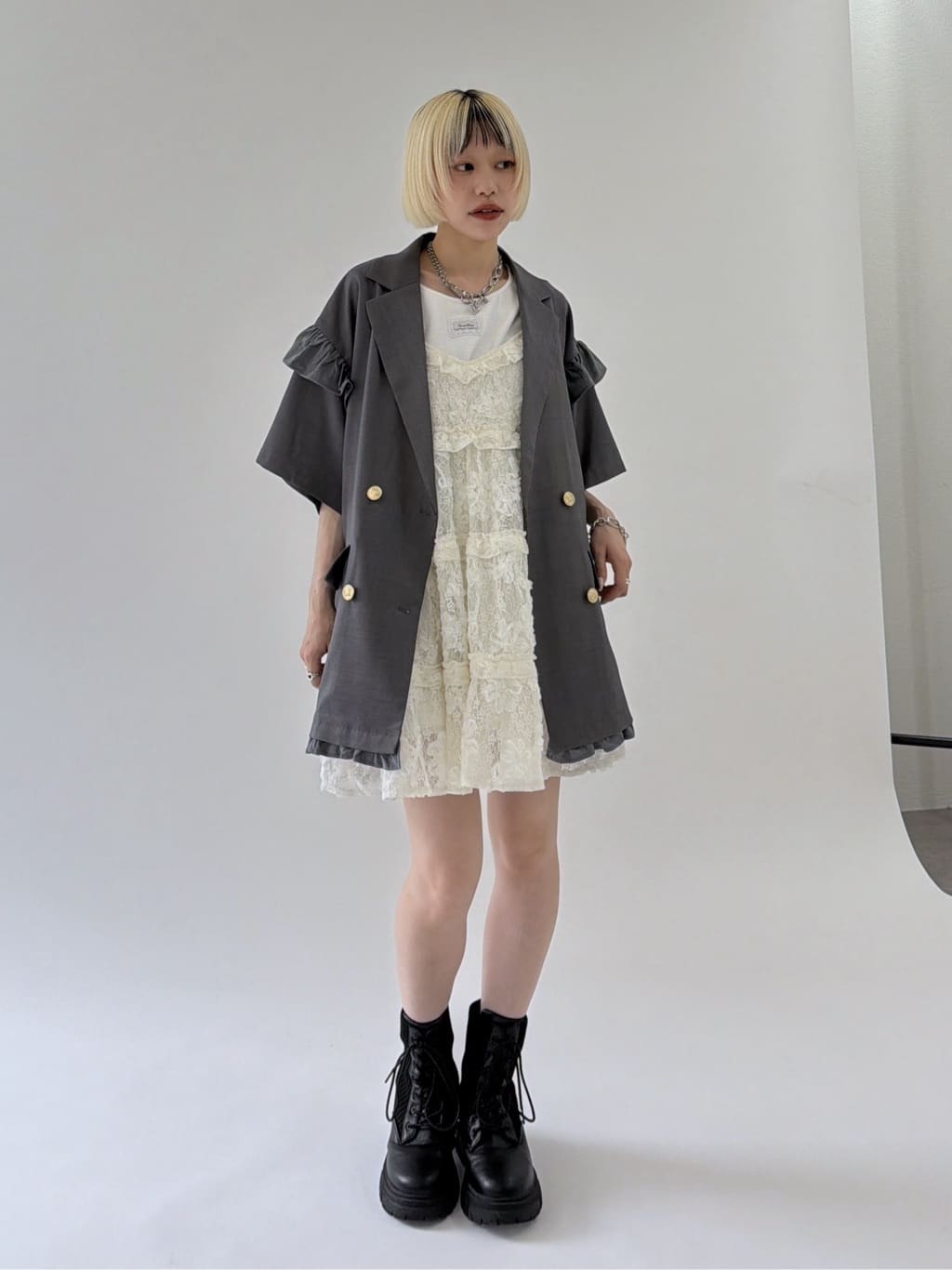 w closet 荷葉邊短袖外套 - Image 68