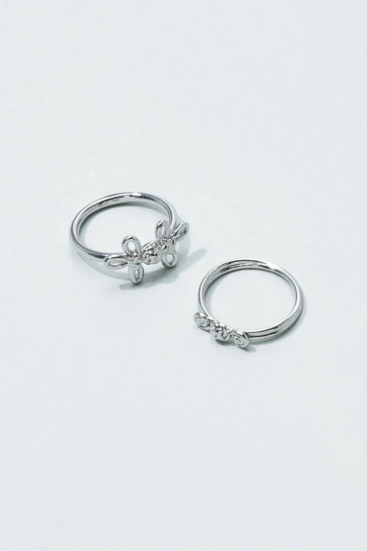 GOLDY knot ring set