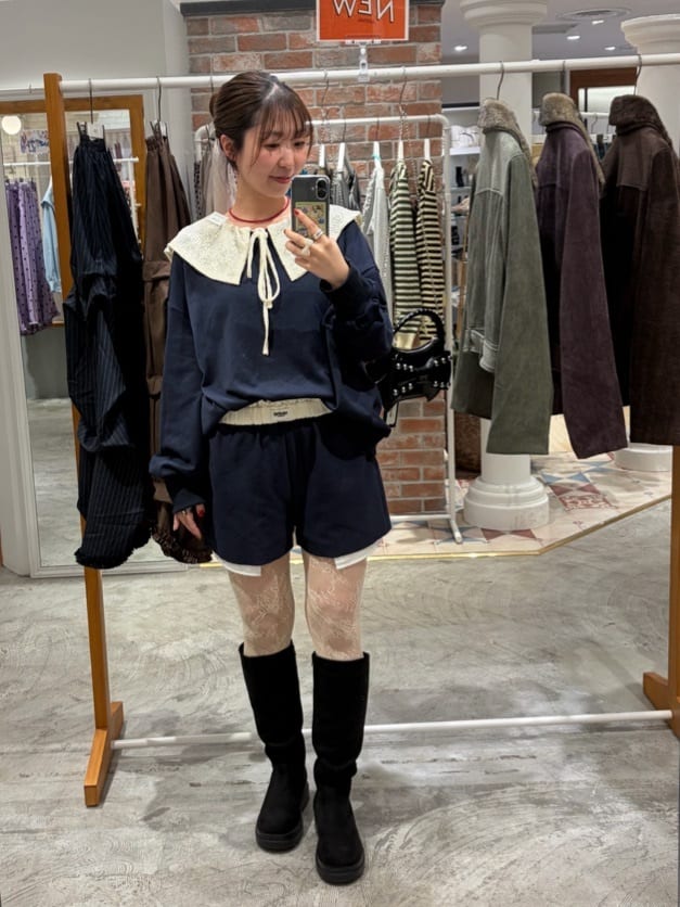 CIAOPANIC Hoodie + Lace假領 SET - Image 33