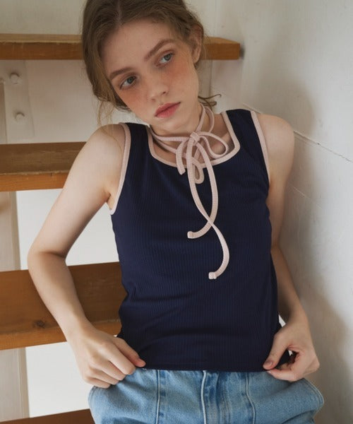 cup in bi color camisole