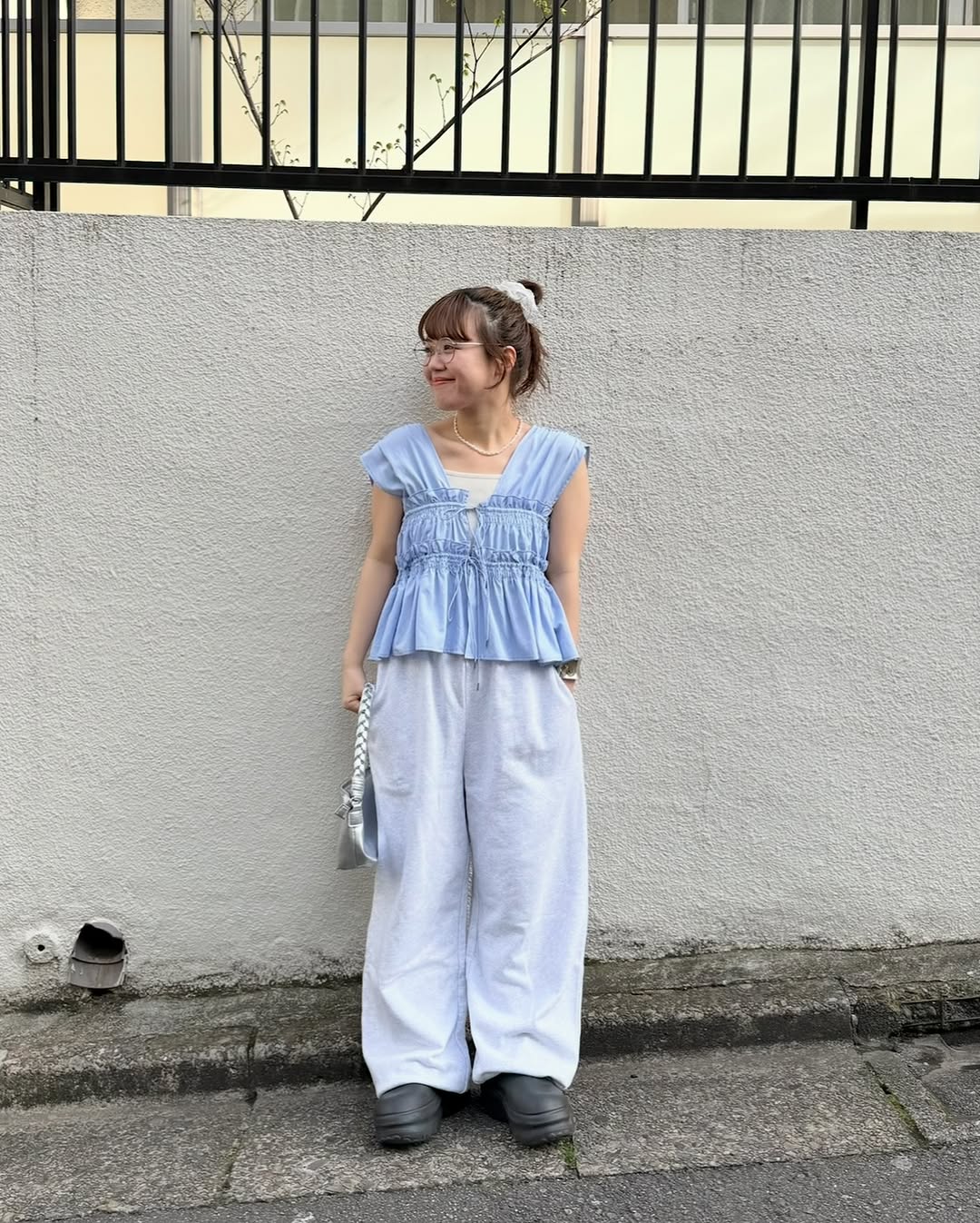 umm. By Discoat 褶褶絲帶sleeveless