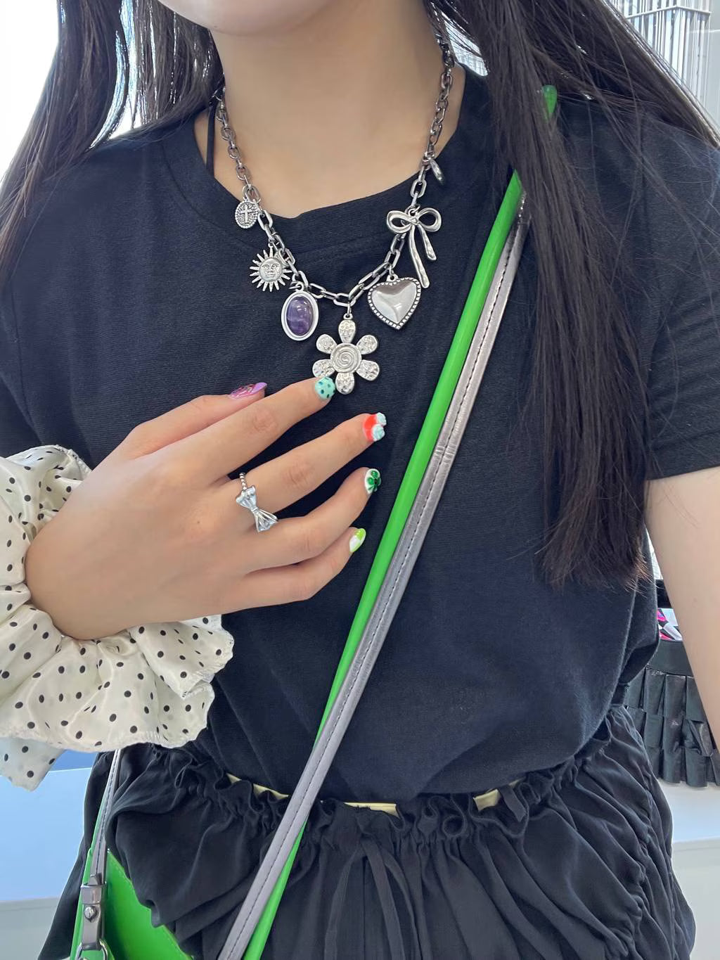 Stainless Charm Necklace