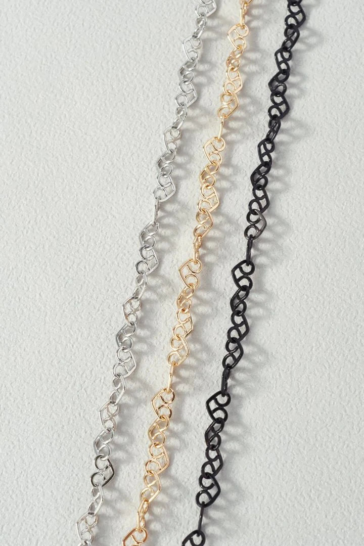 GOLDY heart line choker