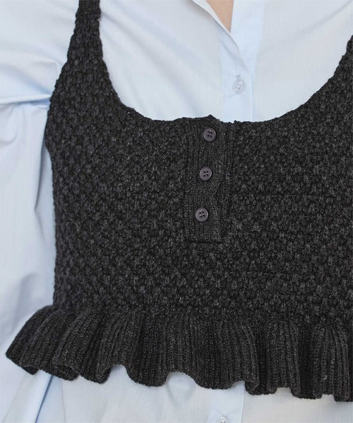 Miette 針織吊帶緊身胸衣配髮帶