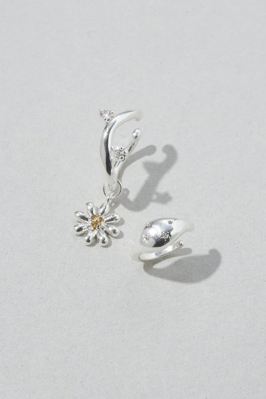 GOLDY Daisy Earcuff 2P Set