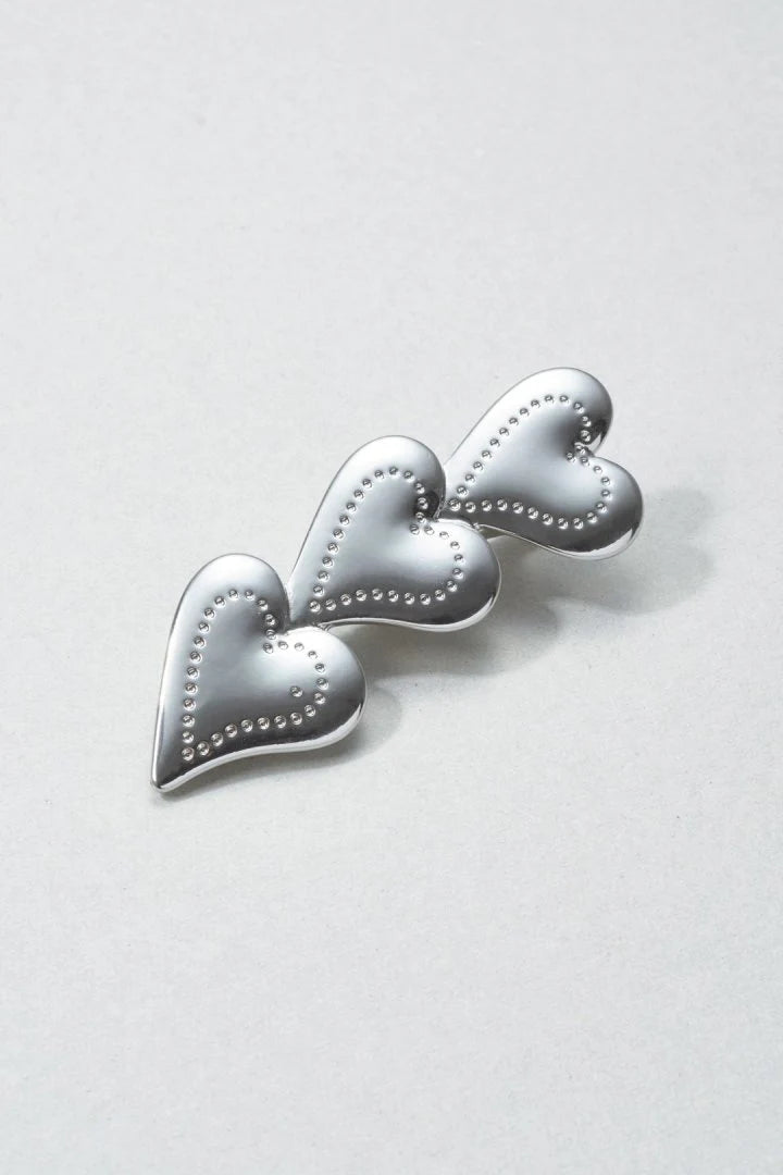 GOLDY heart hairclip