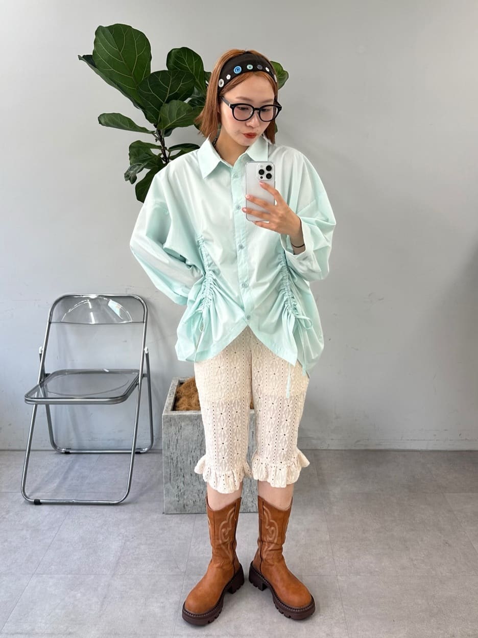 CIAOPANIC Shirred Big Shirt - Image 37